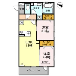 深井駅 徒歩20分 2階の物件間取画像